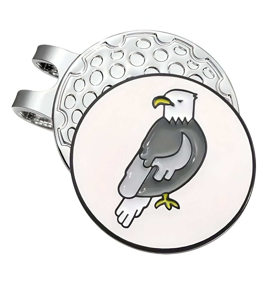 Magnetic Golf Hat Clip with Removable Ball Marker - Eagle