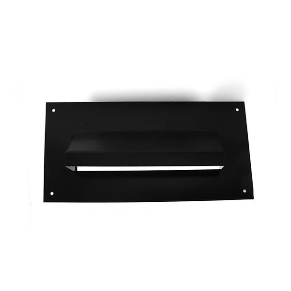 Euro Brass - EB9010 -Plate Letter Hooded Black