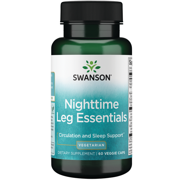 Swanson Nighttime Leg Essentials - Vegetarian 60 Veg Caps