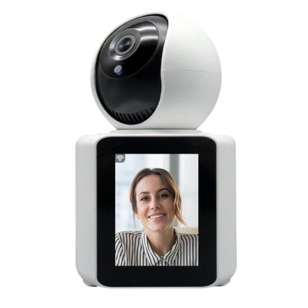 2MP Video Calling Smart Camera With Motion Tracking &amp; Alarm - White