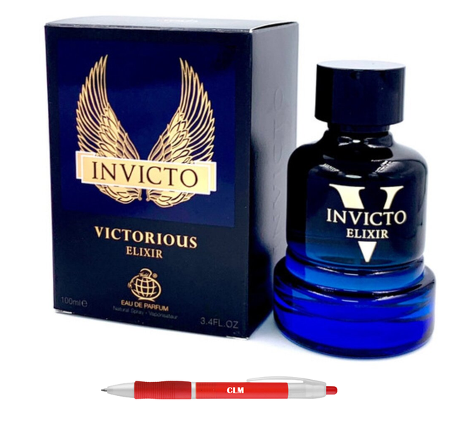 Invicto Victorious Elixir 100ml Eau De pParfum with CLM Pen