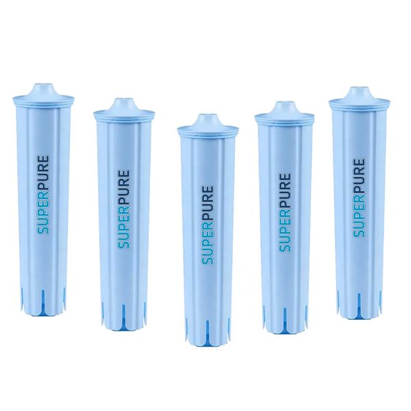 SUPERPURE Replacement Filter Cartridge for Jura (Claris Blue) (5-Pack)