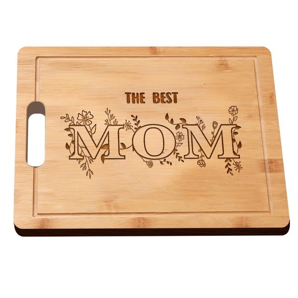 Engraved Bamboo Cutting Board for Kitchen Decor