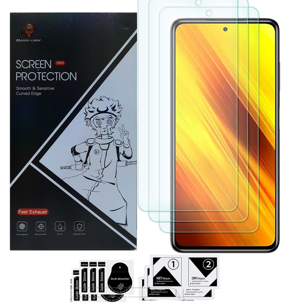 3 Pack 9H Strong Durable Screen Protector for Poco M4 Pro
