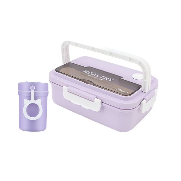 Portable Lunch Box With Soup Cup - 1000ml