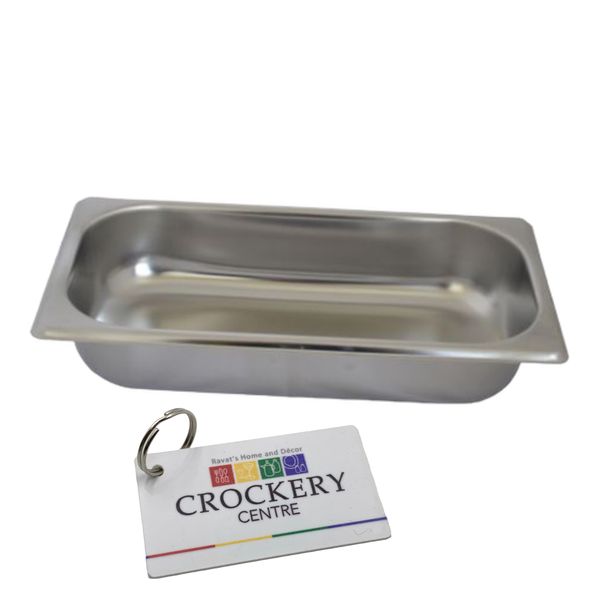 Stainless Steel Insert Third 65mm Catering Equipment + Keyring