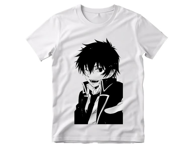 Rin Okumura Blue Exorcist Demon Face Graphic T-Shirt