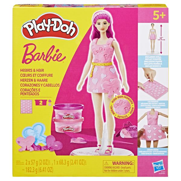 Play-Doh Barbie Hearts and Hair Pink