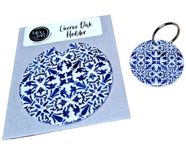 Mandala Blue &amp; White image