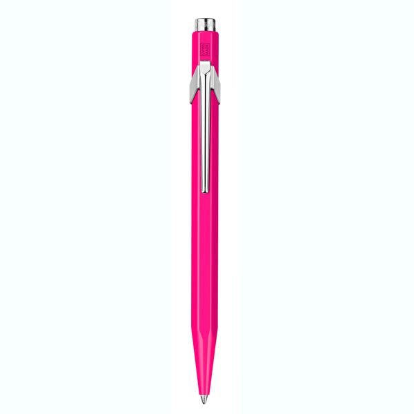 Caran D'Ache 849 FLUO PINK ballpoint pen, FLUO COLOURS COLLECTION, single