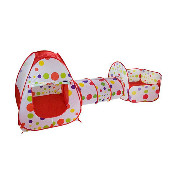 Collapsible Play-Tent With Tunnel For Kids