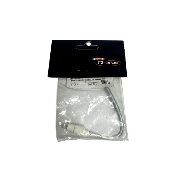 GEWISS - White CHORUS 230V AC LED Lamp (0.6W)