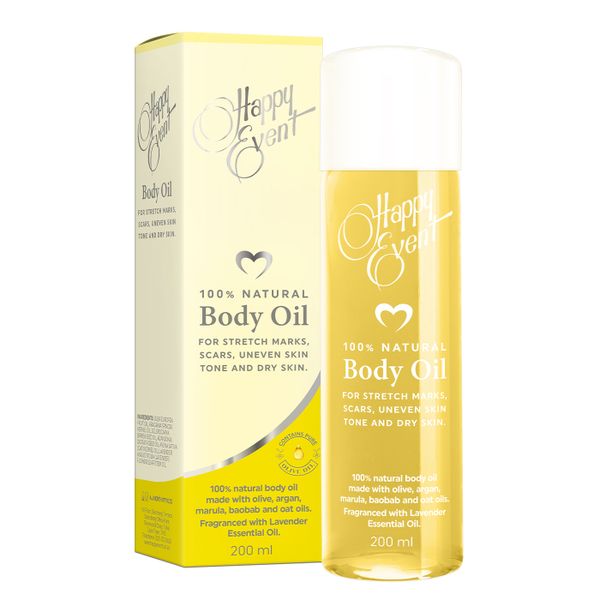 Happy Event Natural Body Oil 200ml