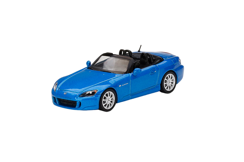 MINI GT - Honda S2000 AP2 Bermuda Blue Pearl 1:64 Model