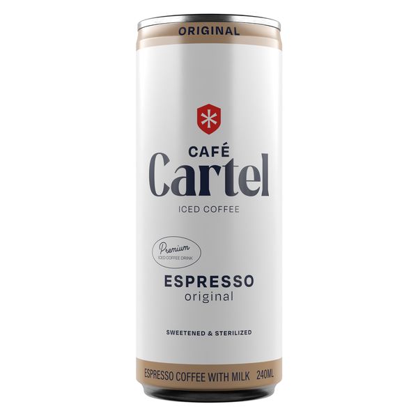 Café Cartel - RTD Espresso Iced Coffee - "Original" - 240ml (x8 Cans)