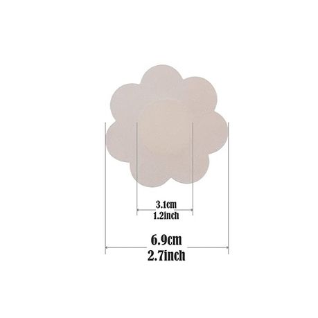 Boob Tape Nipple Covers - Disposable, Self Adhesive (10 Pairs) Pale Beige, Shop Today. Get it Tomorrow!