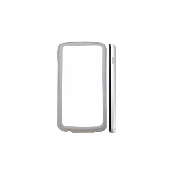 Google Nexus 4 White Shell Cover - Slim, Lightweight Protection