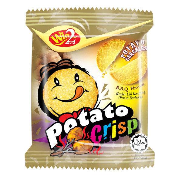 Win2 Potatoe Crisps Barbeque - 30 x 20g x 4 Boxes Halaal