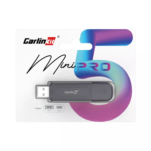 CarlinKit Mini SE 5 Pro Wireless CarPlay &amp; Android Auto Adapter