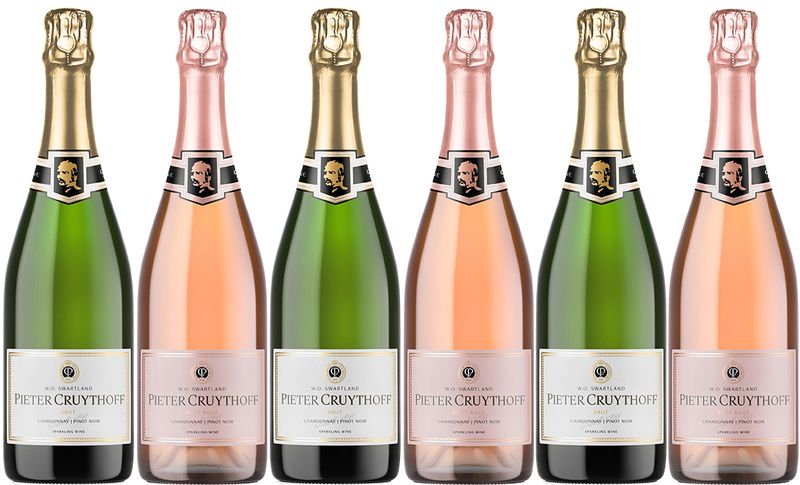 Mixed Case of Pieter Cruythoff Brut Sparkling wine - 6 x 750ml