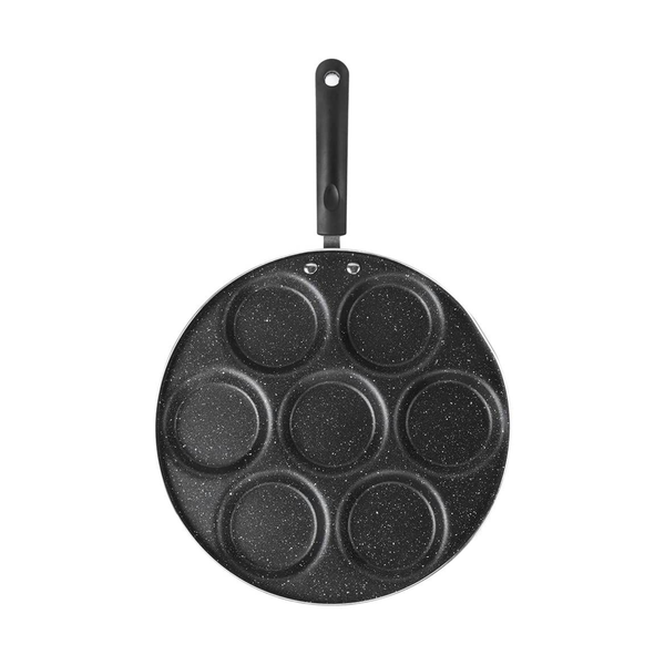 Deluxe Aluminum 7 Hole Egg &amp; Crepe Pan
