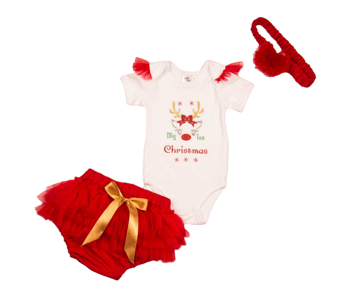 Little Leila - My 1st Christmas Set - Baby Girl