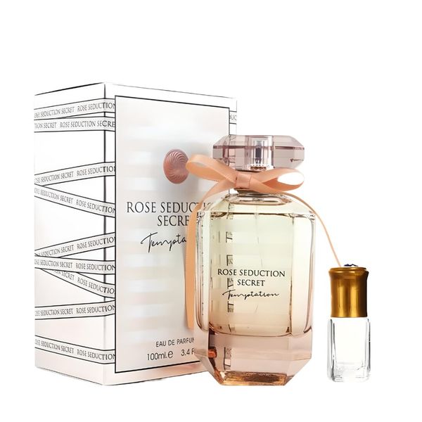 Rose Seduction Temptation Eau de Parfum - 100ml + Perfume Oil GIft