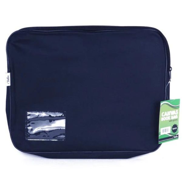 Treeline - Canvas Book Bag - Navy Blue