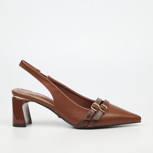 Butterfly Feet Chrystie 1 Women Faux Leather Heels - Chocolate