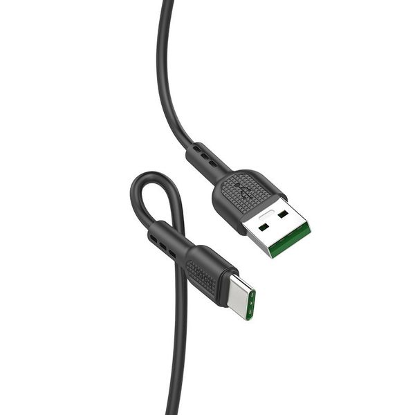 Hoco 5A Fast Charge Cable - Type-C (Black)