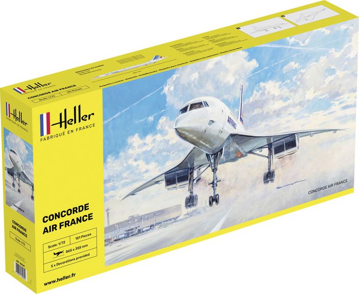 Heller 1/72 CONCORDE Air France