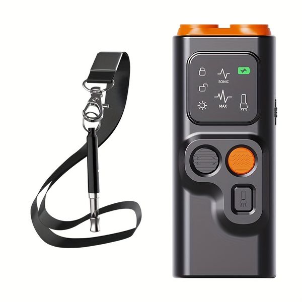 Dog Bark Deterrent Device - Rechargeable Soundwave Anti-Bark Trainer