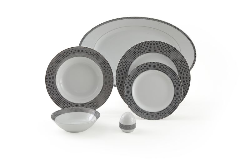 Zarin Home Porcelain - SOREN Dinner Set - Italia F series - 28 Piece