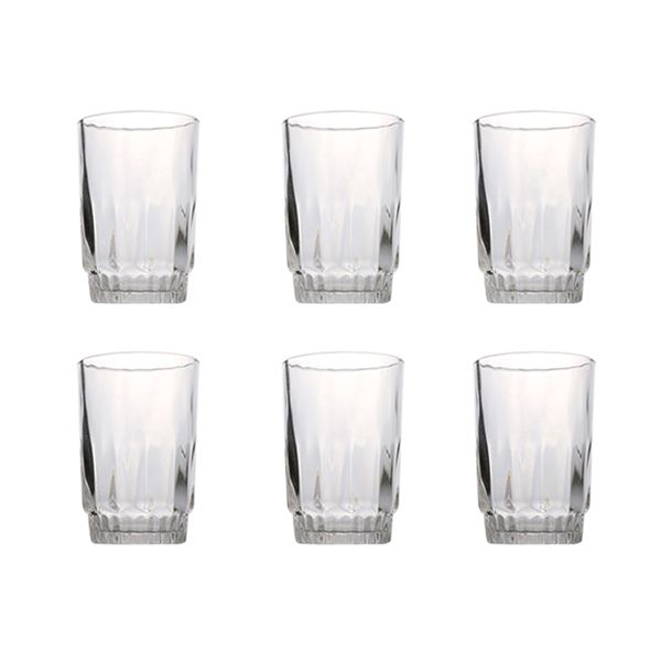 CASCATA CLASSIC - 6 Piece Glass Tumbler Set (200ml Each)