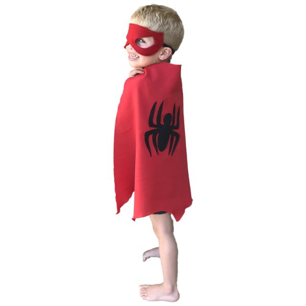 Superhero Cape &amp; Mask - Spiderman