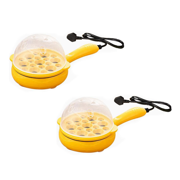 7-Hole Egg Steamer, Non-Stick Breakfast Frying And Steaming All-In-One Pot