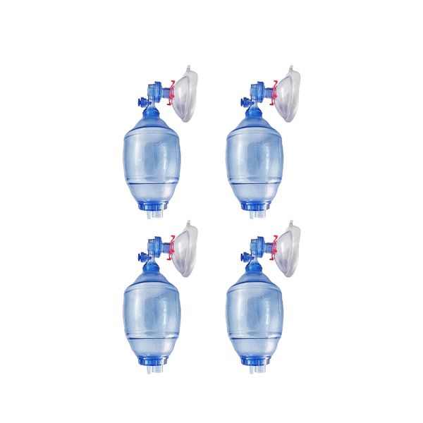 Bag Valve-Mask Resuscitator (Adult)- 4 Pack
