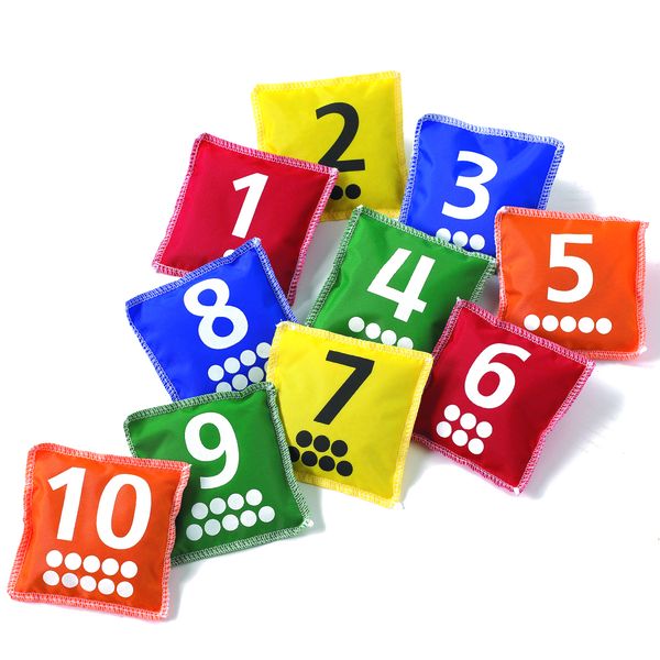 EDX Education Number Bean Bags: Set of 10