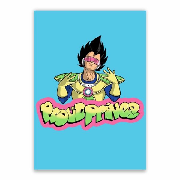 Vegeta Proud Prince Poster - A1