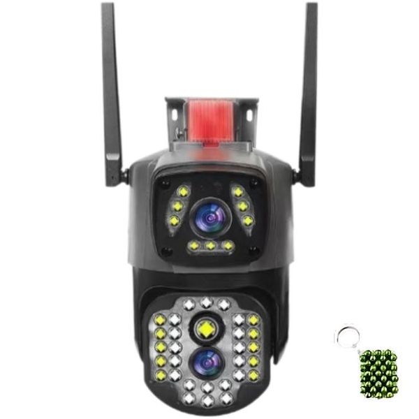 WiFi 4K PTZ Security Camera With Dual Screen And A Keyholder