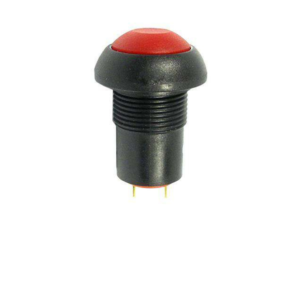 PBRL171ATLE2 IP67 Latching Push Button Switch Red Ø17.5mm Solder-Lug
