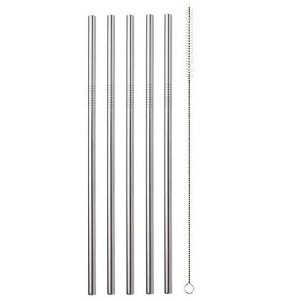 Straight Reusable Stainless Steel Straws