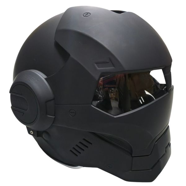 Road and off Road Helmet - Half way open - Stylish - Strng and Safe