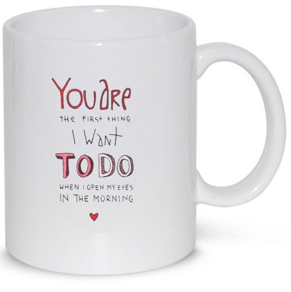When I Open My Eyes Husband Wife Anniversary Valentine Gift Mug