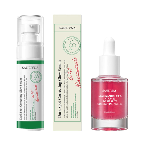 Sanlivna Dark Spot Correcting Glow Serum And Niacinamide 10%+TXA 4% Serum