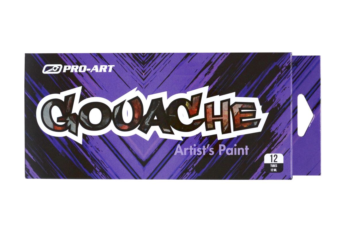 Pro-Art Gouache Colour Paint Set 12 Tubes 12ml | Shop Today. Get it ...