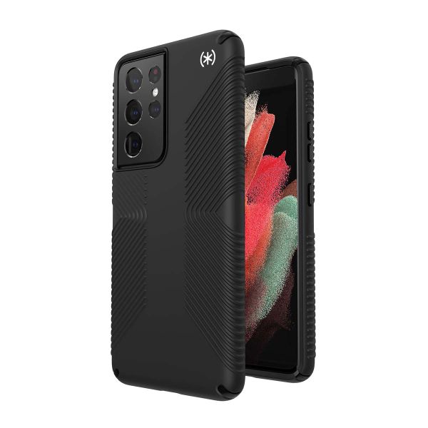 Speck Samsung Galaxy S21 Ultra 5G Presidio2 Grip Case - Black/White