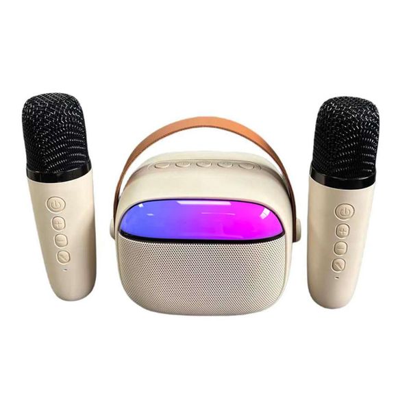 K30 Rechargeable Bluetooth Karaoke System with Two Wireless Mics