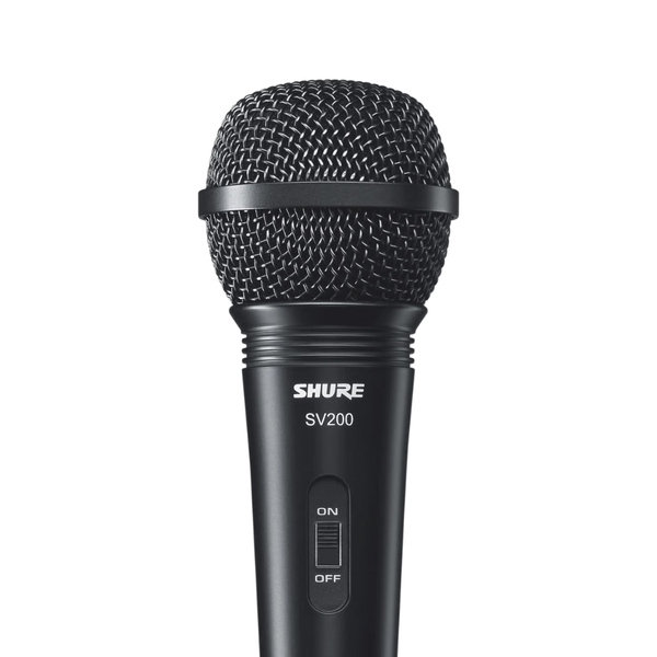 Shure SV200 Cardioid Dynamic Vocal Microphone with XLR-XLR Cable