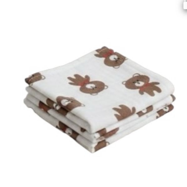 Brown Teddy Bear Muslim Baby/Toddler Blanket L